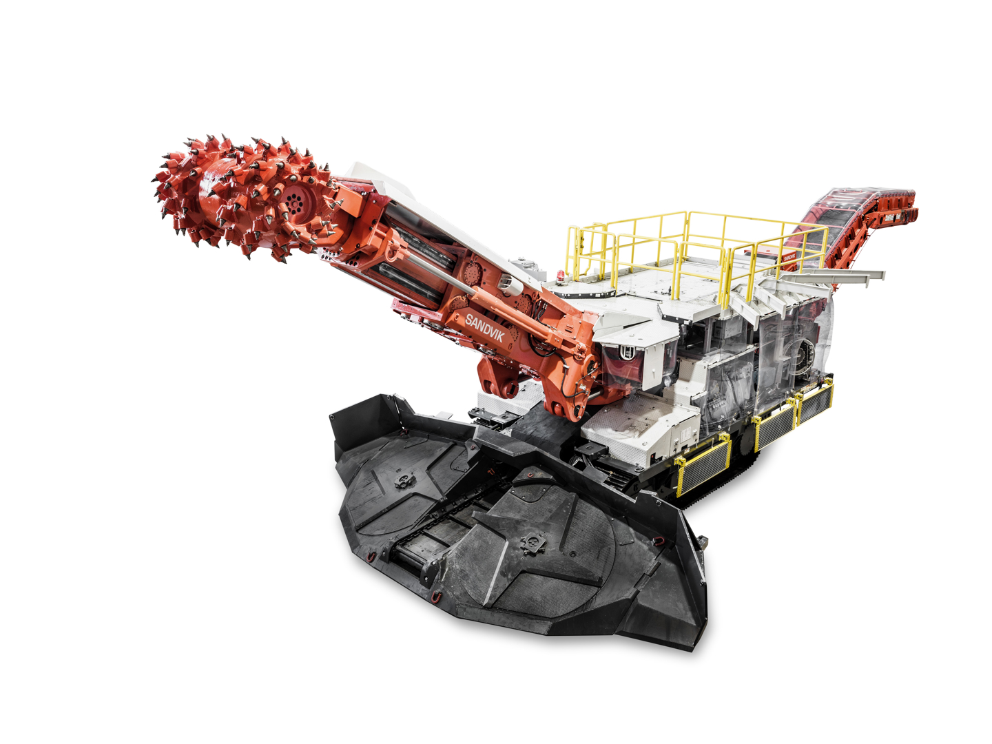 MT520 roadheader white background