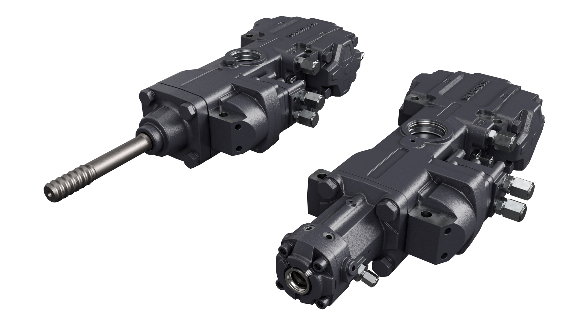 HL650 Rock drill x2 white background