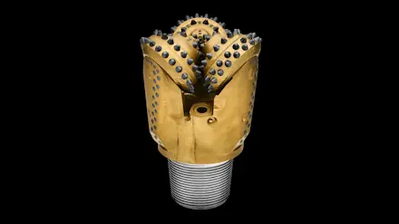 RR240 rotary drill bit side black background