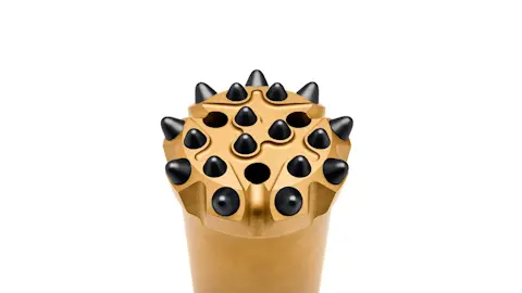 Top hammer autobit body white background