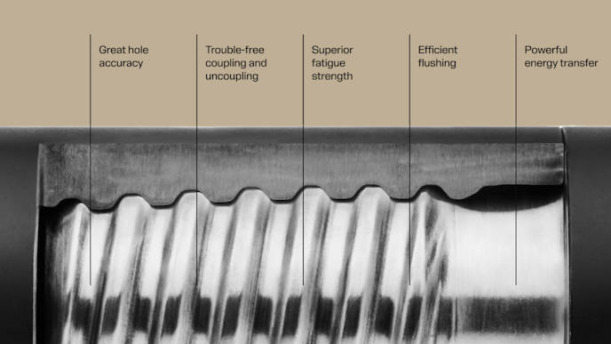 Threaded Systems Curved thread innovation - Packed with power