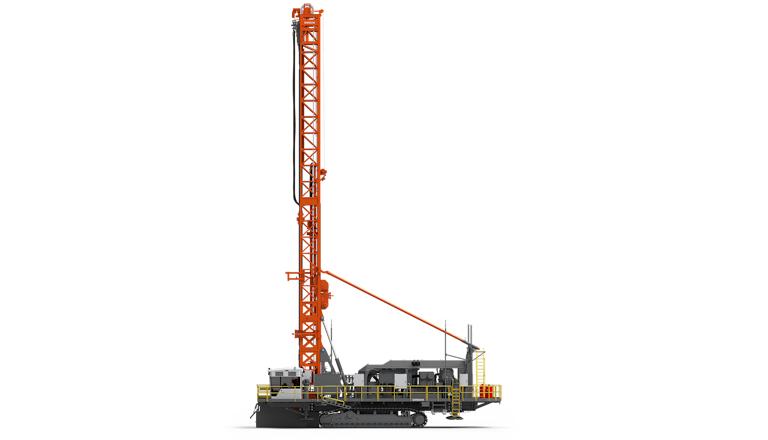 D45k Rigs Sandvik D75KX Perforadora de gran diámetro rotatoria para minería de ...