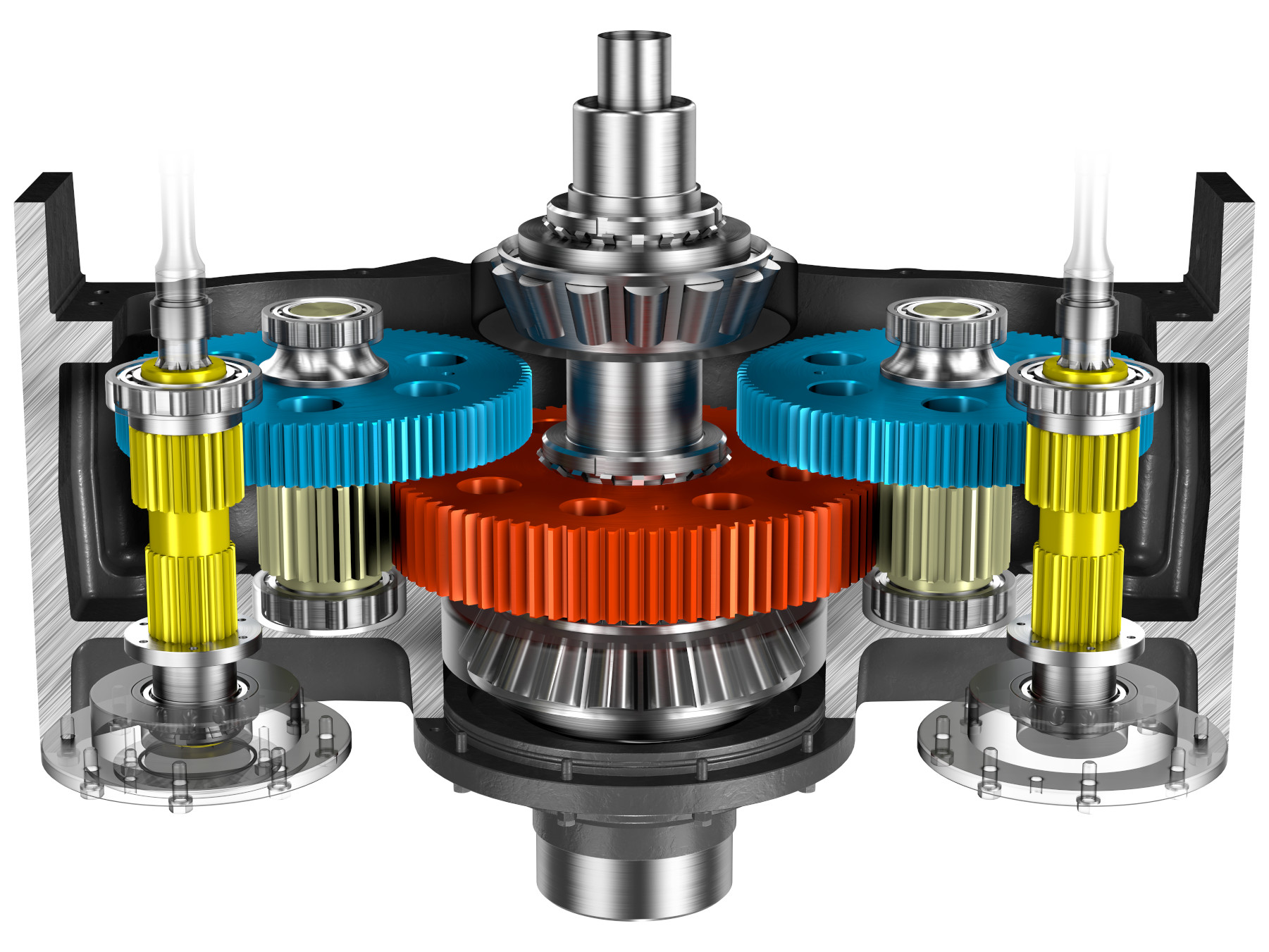 DR416i Two stage rotary head