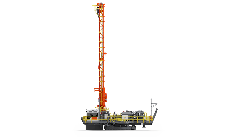 D45k Rigs Equipamento de perfuração rotativa / DTH Sandvik D45KS para minas de ...