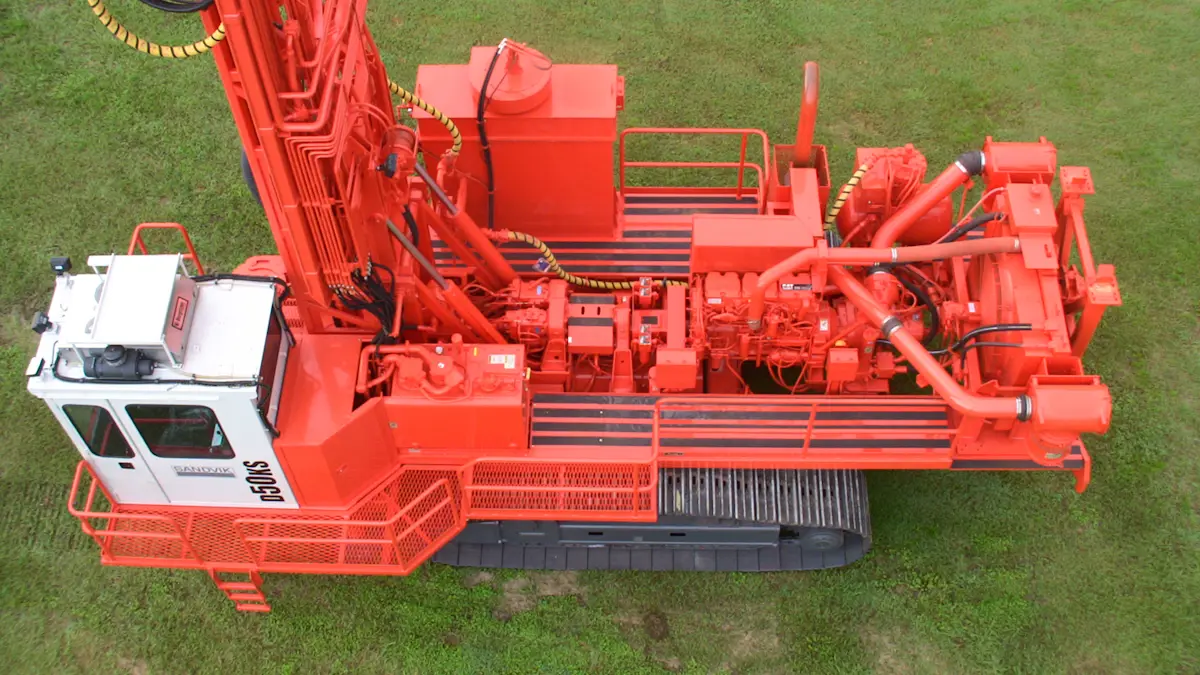 D45k Rigs Sandvik D45KS Perforadora de barrenos con martillo de fondo para carbón ...