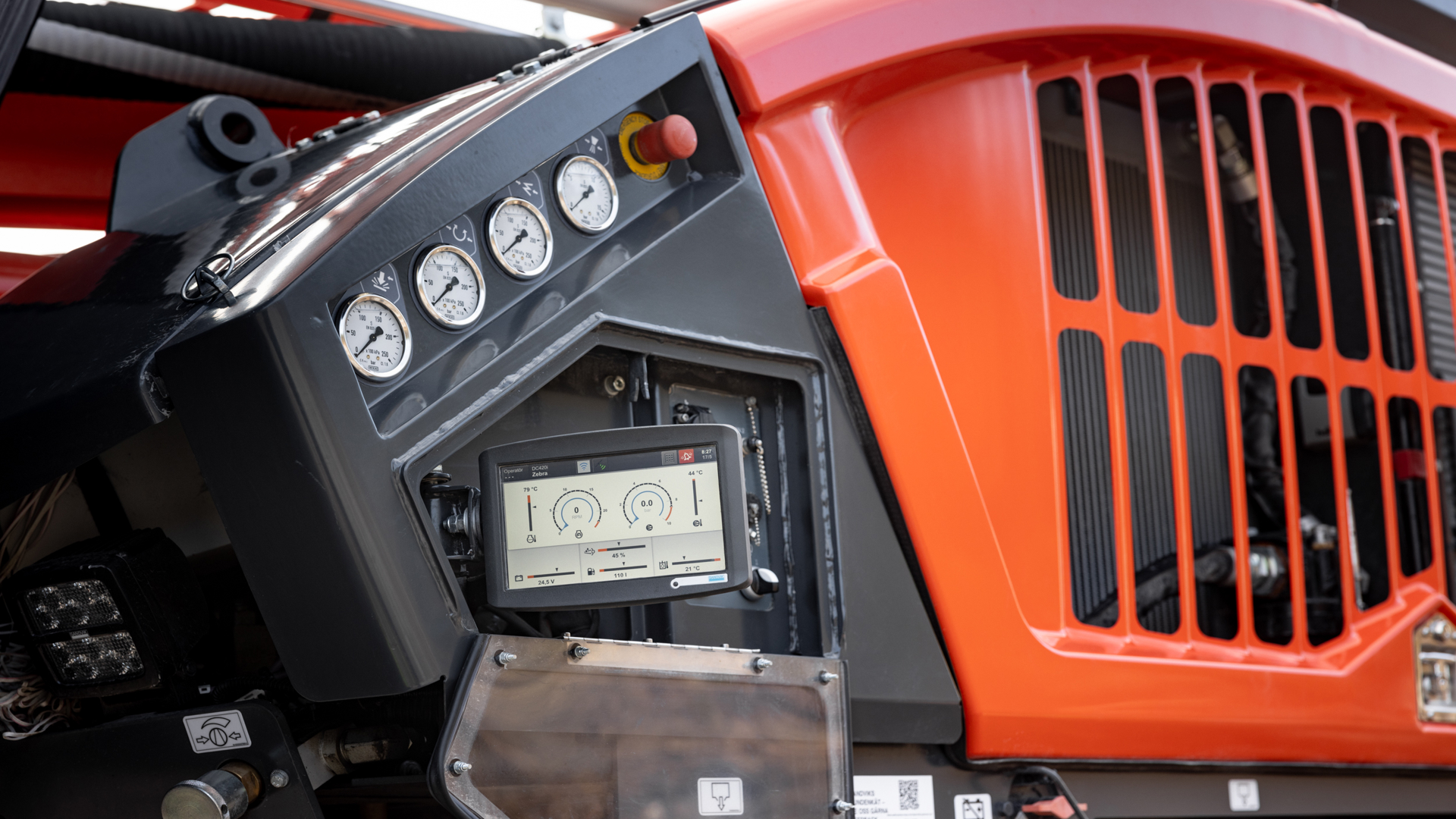 Dino™ DC420Ri control screens