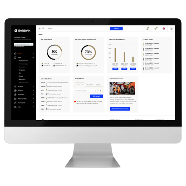 First Class Engine Monitor Sandvik Mining parts & components - preserve machine performance