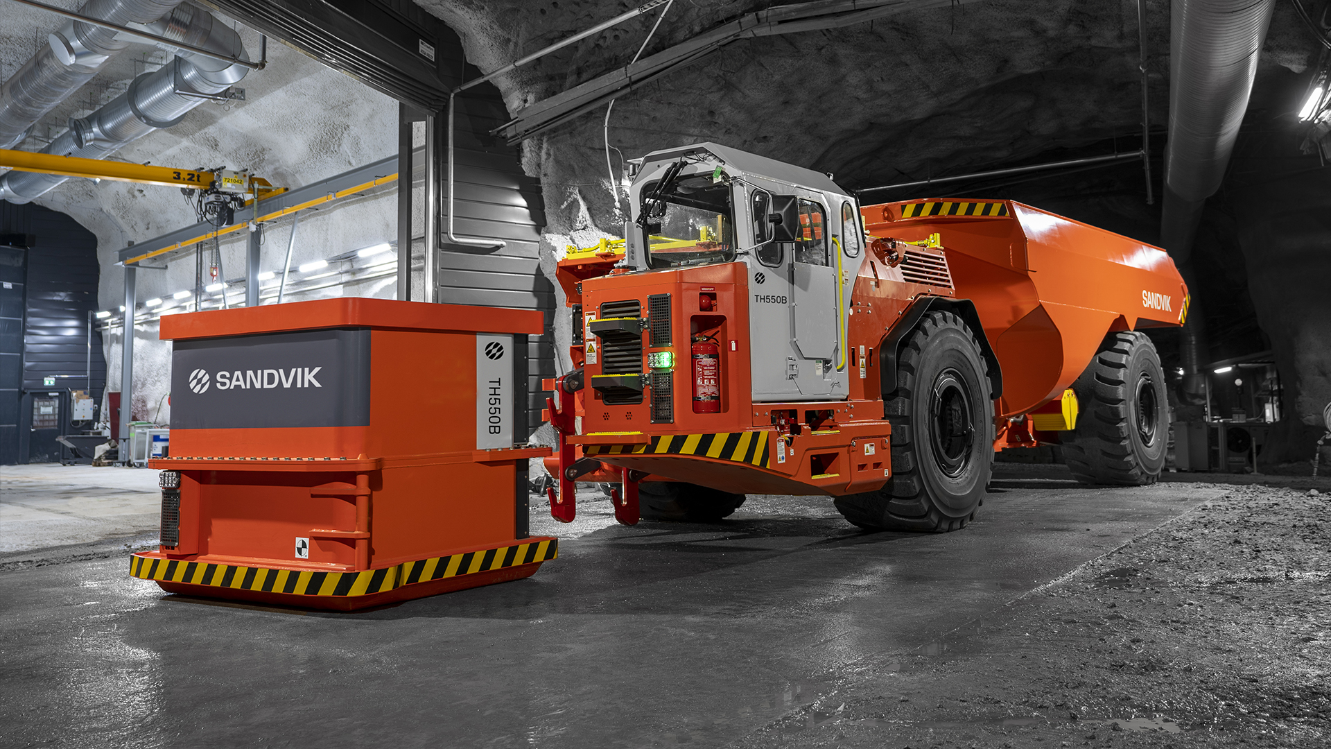 TH550B Battery electric truck