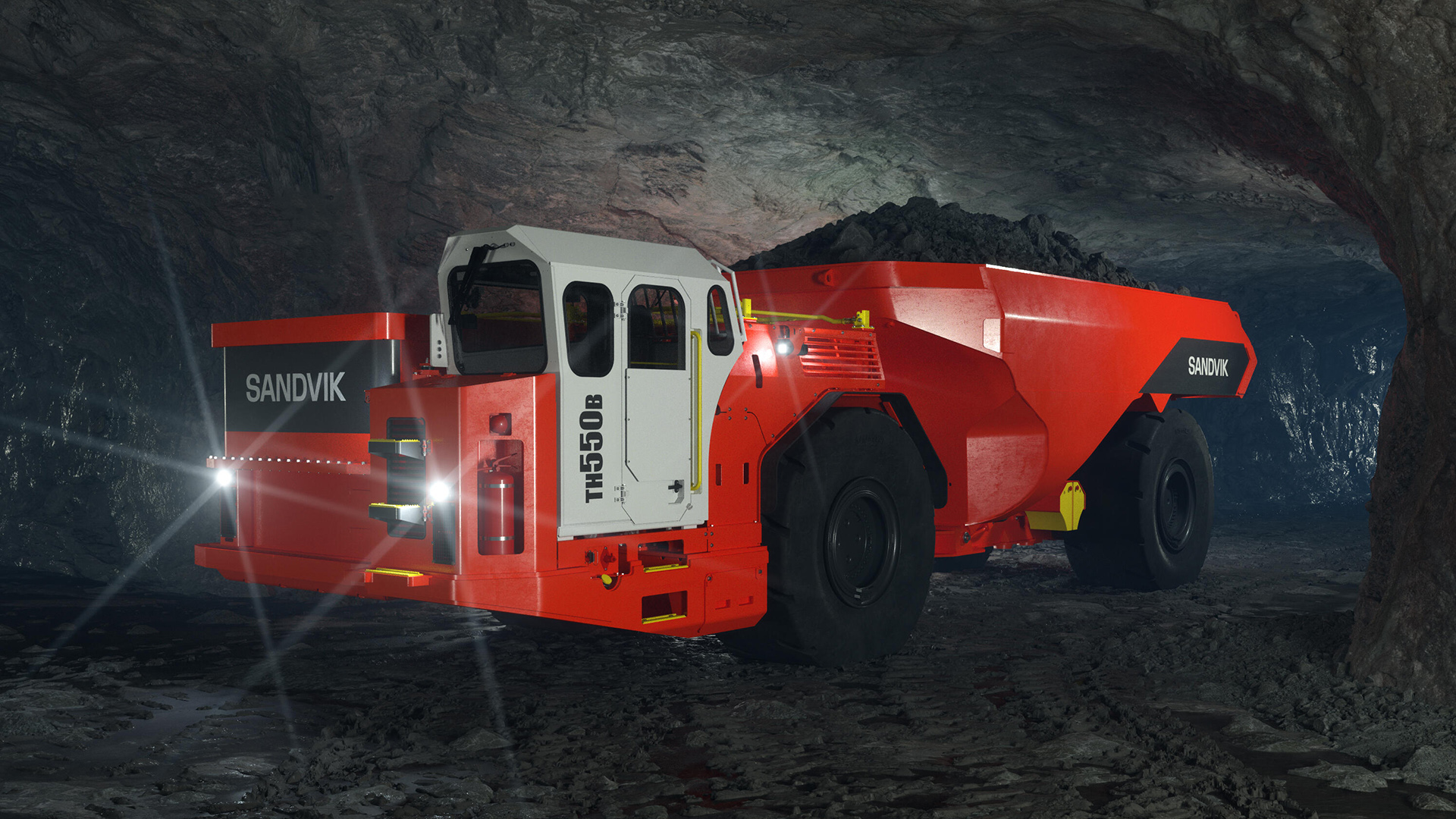 TH550B Battery electric truck