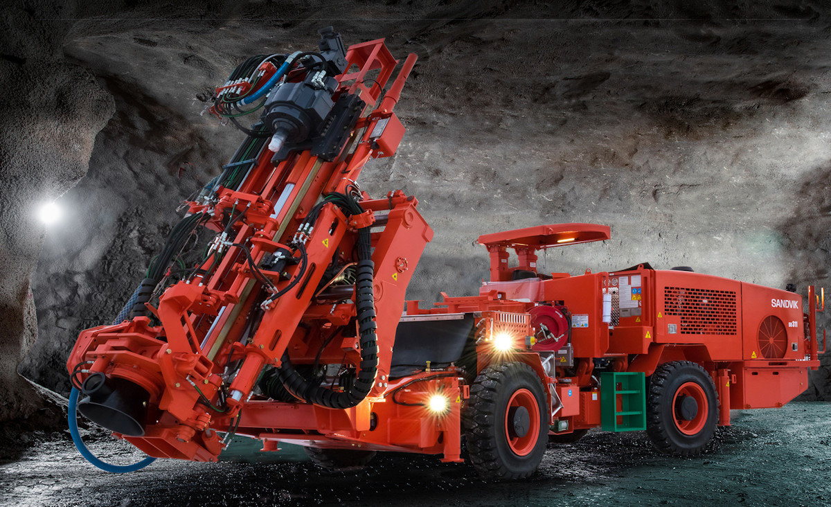 4513 Sampler Sandvik DU311 Articulated in-the-hole production drill rig
