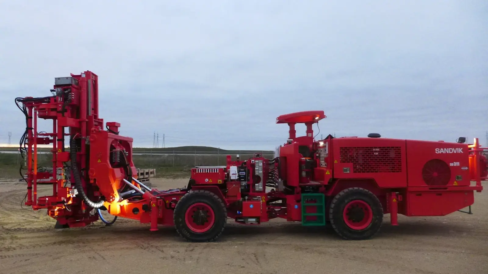 Ug Rig Sandvik DU311 Articulated in-the-hole production drill rig