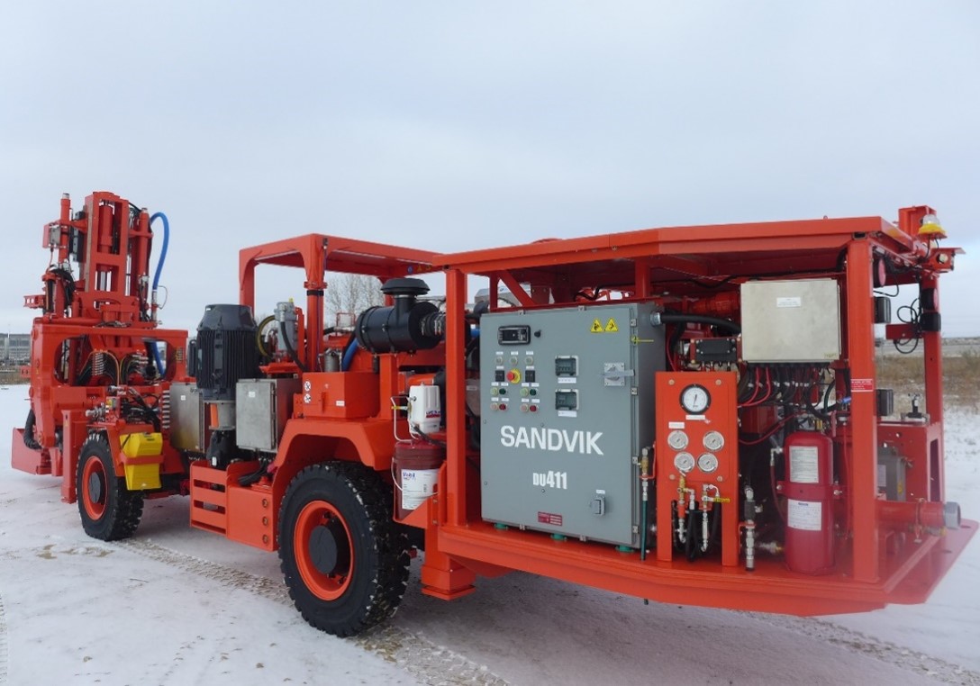 DU411 Fully mechanized drill