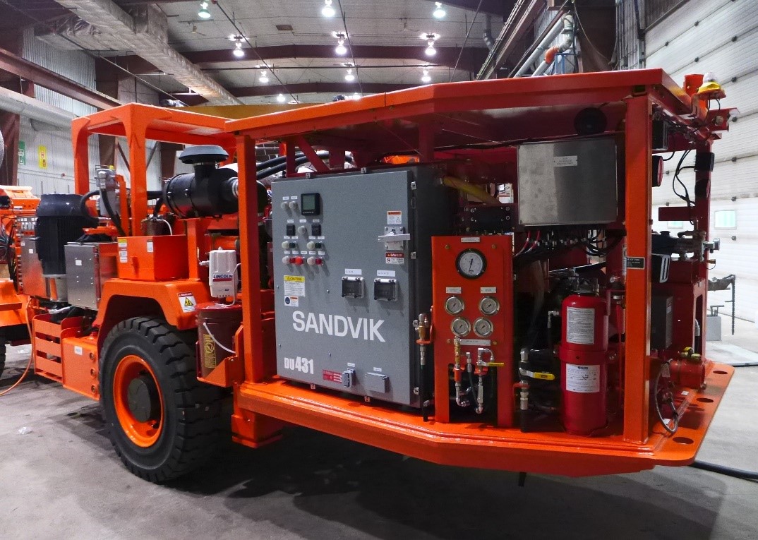 DU431 Highly mobile & safe contained drill