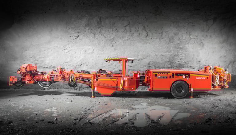 Sandvik DD211L-V Single Boom, Low Profile Development Drill Rig