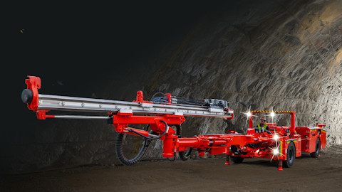 Sandvik DD211L Single Boom Development Drill Rig
