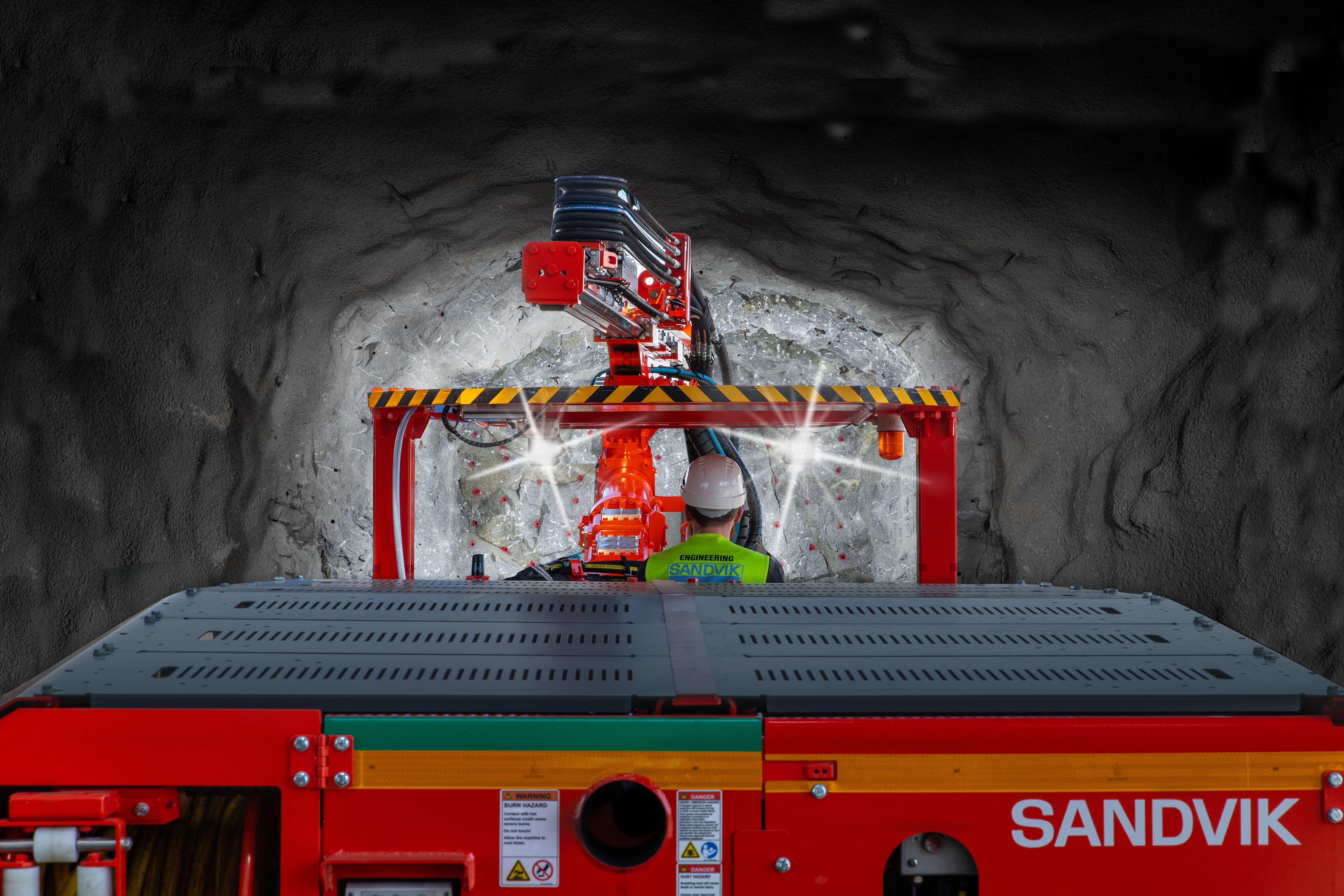 Sandvik DD211L Single Boom Development Drill Rig