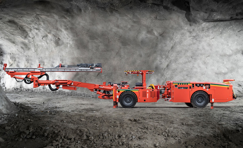 Sandvik DD211L Single Boom Development Drill Rig