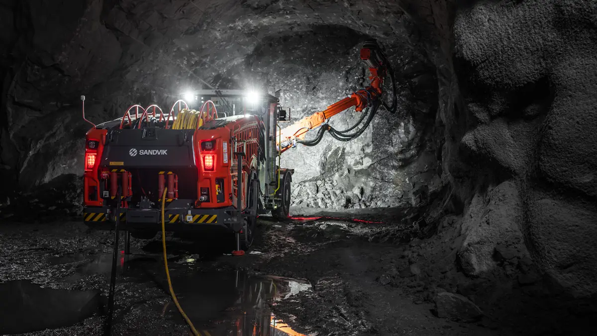 Development Rigs Sandvik DD312i: intelligent single boom development drill