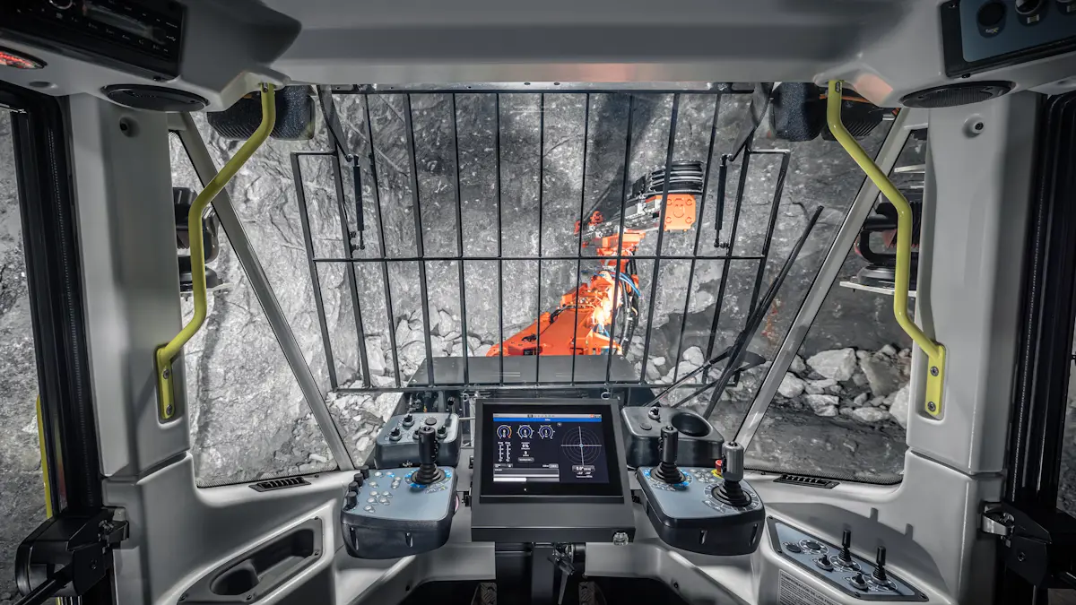 Sandvik DD312i: intelligent single boom development drill