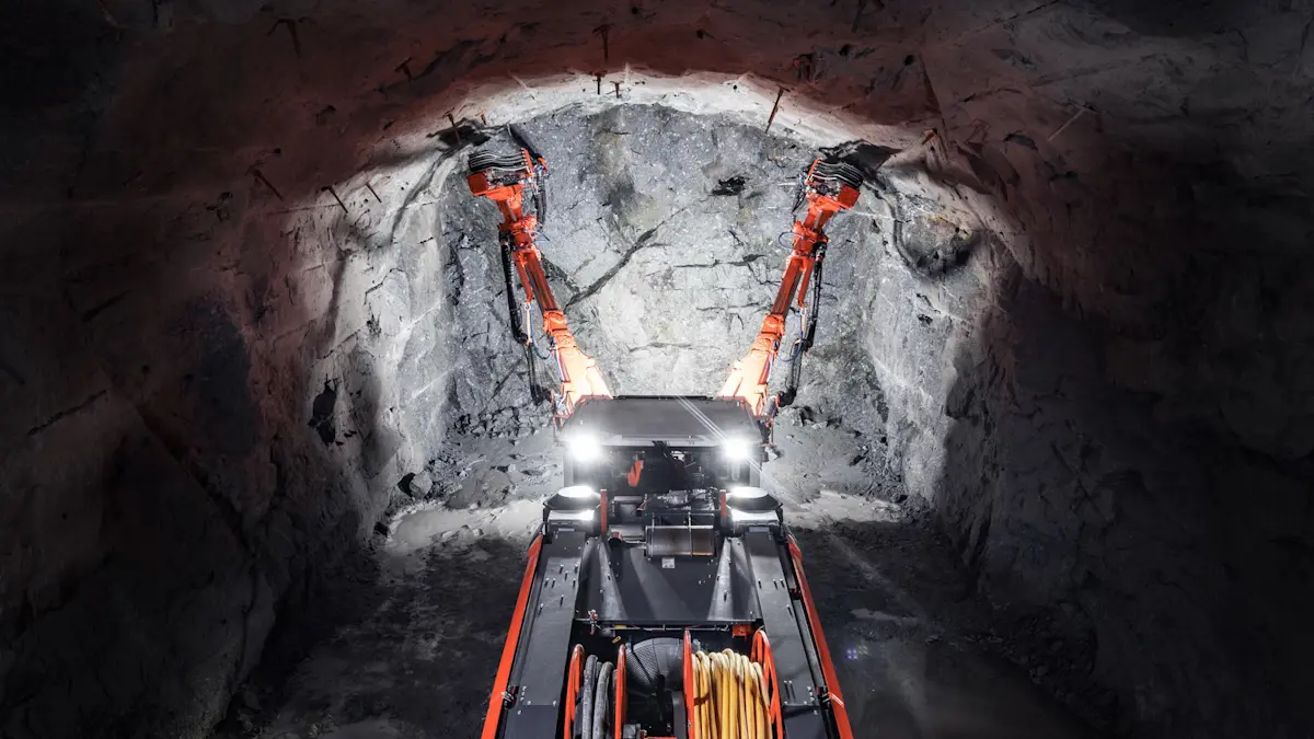 Underground Rig DD322i: Sandvik efficient underground drill rig