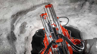 D22 Rig DD422i: Sandvik underground power for mining operations