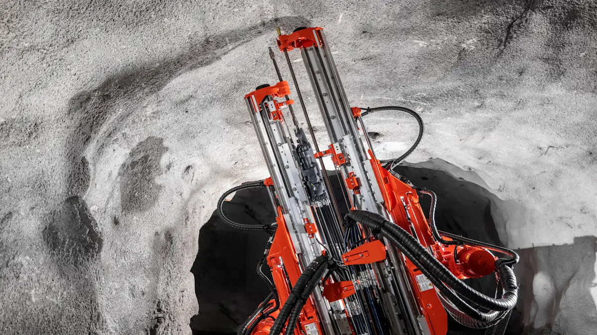 Sandvik Rd212 Perforadora Sandvik DD422iE: precisión subterránea