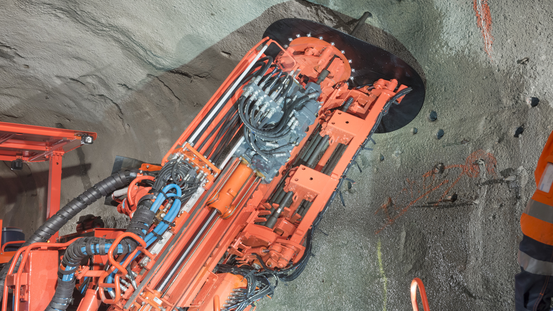 DL311 Longhole drill rig drilling module