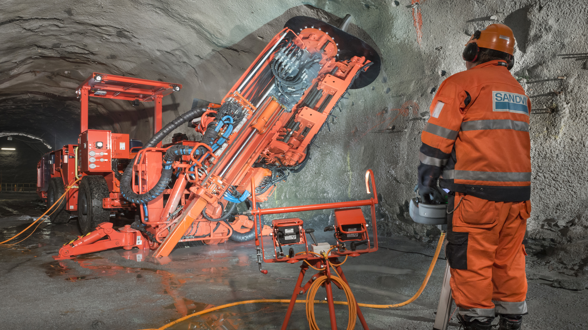 DL311 Longhole drill rig remote operations