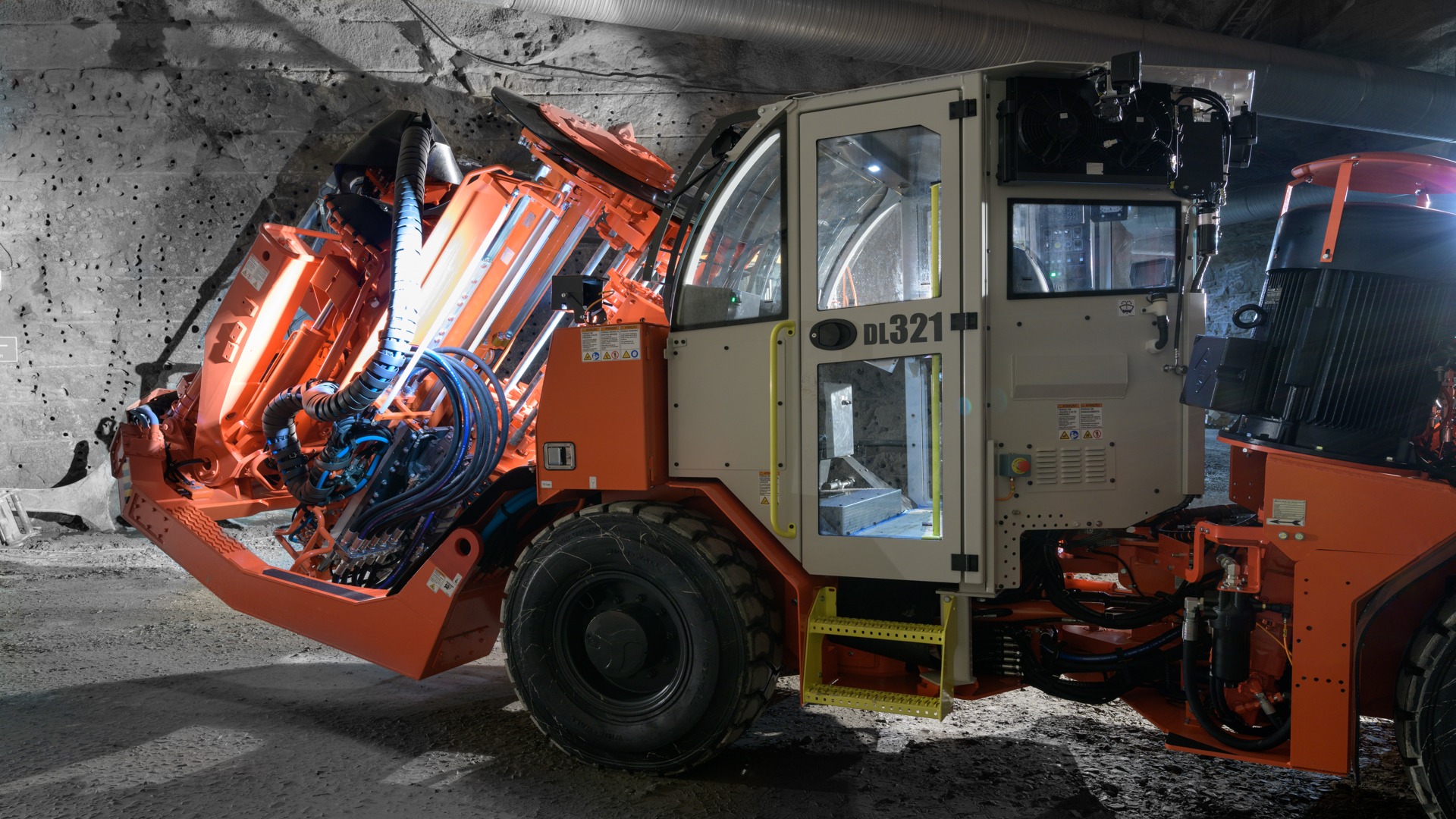 DL321 Longhole drill rig drilling module