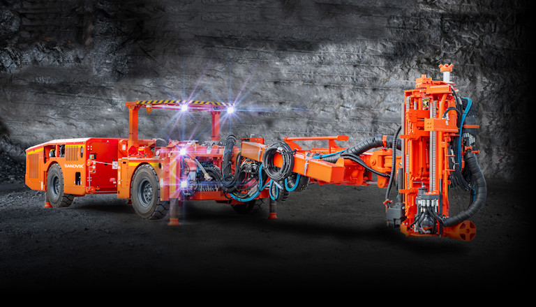 Sandvik DD211L Single Boom Development Drill Rig