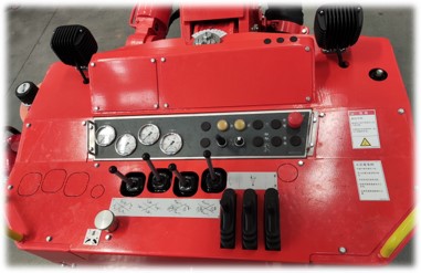DS2710 Rock support drill rig hydraulic drilling control system
