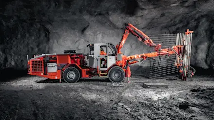 DS312 Rock support drill rig