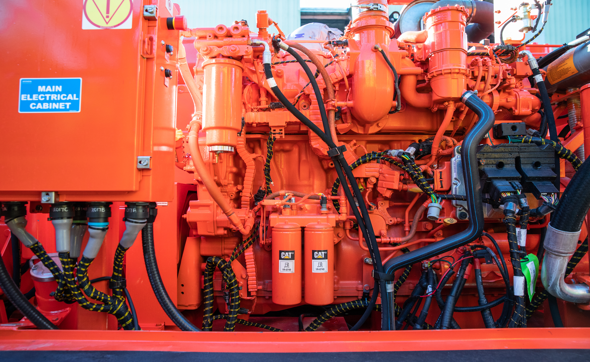 D25KX Rotary blasthole drill rig maintenance service deck