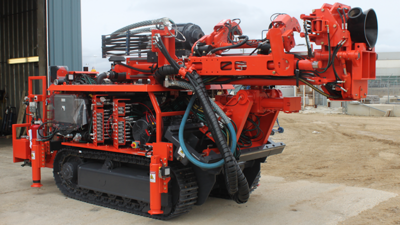 Sandvik DU211-T ITH (In The Hole) Drill Rig For Underground Drilling