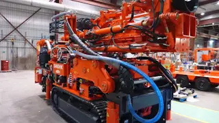 DU311-TK Tracked in-the-hole production drill rig compact drill