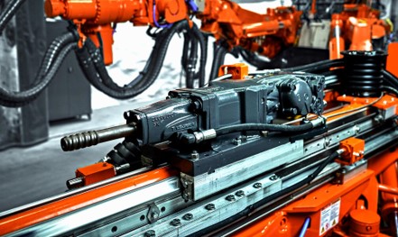 DT820 Tunneling jumbo RDX5 rock drill