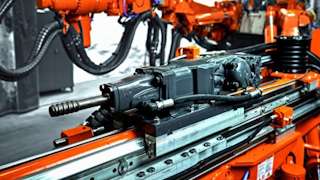 DT820 Tunneling jumbo RDX5 rock drill